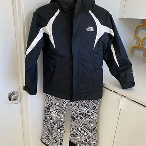 The North Face ski jacket and pants